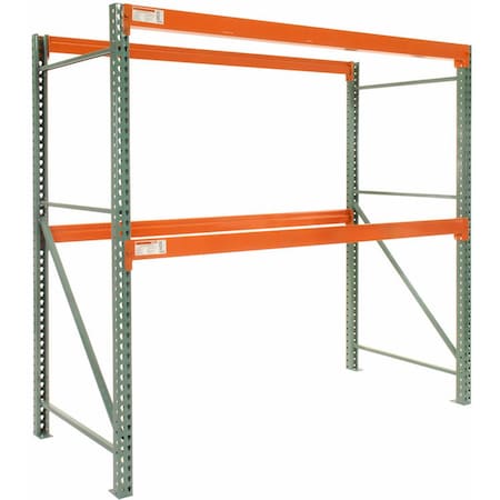Global Industrial Starter, 96 in H, 144 in W, 48 D, Orange 320865